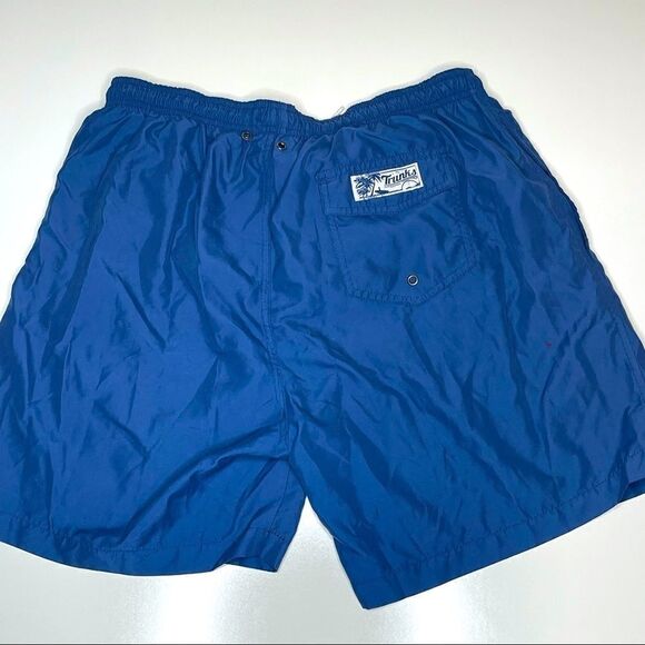XL Trunks Blue Swim Trunks - Picture 3 of 4
